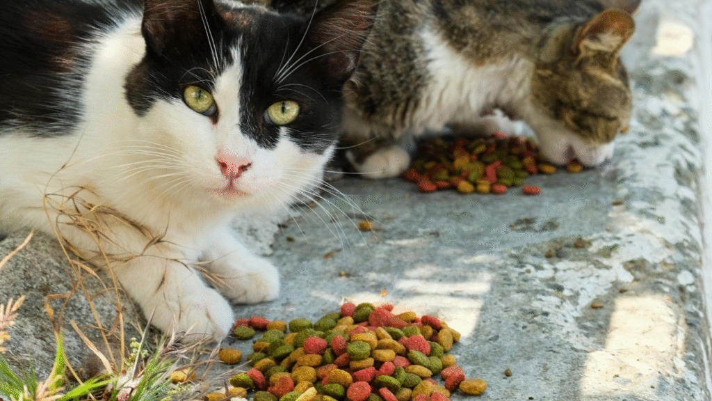 Low glycemic cat food