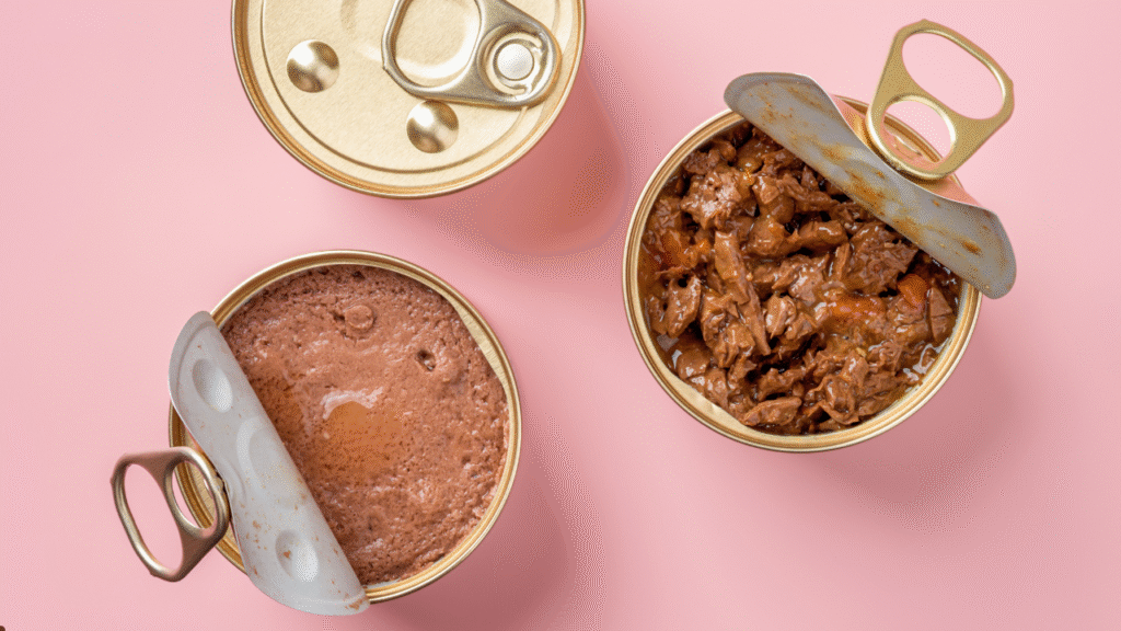 canned cat food
